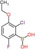 (2-chloro-3-ethoxy-6-fluoro-phenyl)boronic acid