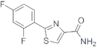 2-(2,4-Difluorophenyl)thiazole-4-carboxamide