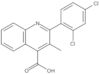 2-(2,4-Dichlorophenyl)-3-methyl-4-quinolinecarboxylic acid