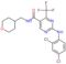 2-[(2,4-Dichlorophenyl)amino]-N-[(tetrahydro-2H-pyran-4-yl)methyl]-4-(trifluoromethyl)-5-pyrimidin…