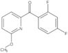 (2,4-Difluorophenyl)(6-methoxy-2-pyridinyl)methanone