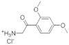 2-(2,4-DIMETOSSI-FENIL)-2-OSSO-ETIL-AMMONIO, CLORURO