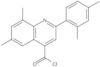 2-(2,4-Dimetilfenil)-6,8-dimetil-4-chinolinecarbonil cloruro