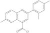 2-(2,4-Dimethylphenyl)-6-methyl-4-quinolinecarbonyl chloride