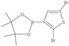 2-(2,5-Dibromo-3-thienyl)-4,4,5,5-tetramethyl-1,3,2-dioxaborolane