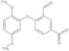 2-[(2,5-Dimethoxyphenyl)thio]-5-nitrobenzaldehyde