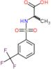 N-{[3-(trifluoromethyl)phenyl]sulfonyl}alanine