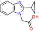2-(2-cyclopropylbenzimidazol-1-yl)acetic acid