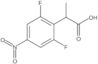 Ácido 2,6-difluoro-α-metil-4-nitrobenzoico