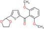 (2,6-dimethoxyphenyl)-[5-(1,3-dioxolan-2-yl)-2-thienyl]methanone