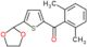 (2,6-dimethylphenyl)-[5-(1,3-dioxolan-2-yl)-2-thienyl]methanone