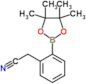 [2-(4,4,5,5-tetramethyl-1,3,2-dioxaborolan-2-yl)phenyl]acetonitrile