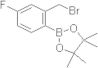 2-Bromomethyl-4-fluorophenylboronic acid pinacol ester