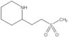 2-[2-(Methylsulfonyl)ethyl]piperidine