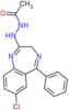 2-(2-Acetylhydrazino)-7-chloro-5-phenyl-3H-1,4-benzodiazepine