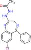 N'-(7-chloro-5-phenyl-3H-1,4-benzodiazepin-2-yl)acetohydrazide