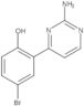 2-(2-Amino-4-pyrimidinyl)-4-bromophenol