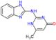 2-(1H-benzimidazol-2-ylamino)-6-methylpyrimidin-4(1H)-one