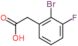 2-(2-bromo-3-fluoro-phenyl)acetic acid