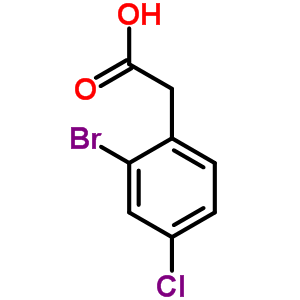 2-Bromo-4-chlorobenzeneacetic acid