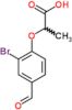 2-(2-bromo-4-formylphenoxy)propanoic acid