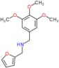 1-(furan-2-yl)-N-(3,4,5-trimethoxybenzyl)methanamine