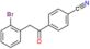 4-[2-(2-bromophenyl)acetyl]benzonitrile