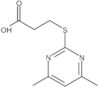 3-[(4,6-Dimethyl-2-pyrimidinyl)thio]propanoic acid