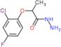 2-(2-chloro-4-fluorophenoxy)propanehydrazide