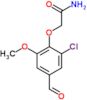 2-(2-chloro-4-formyl-6-methoxyphenoxy)acetamide