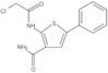 2-[(2-Chloroacetyl)amino]-5-phenyl-3-thiophenecarboxamide