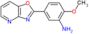 2-methoxy-5-[1,3]oxazolo[4,5-b]pyridin-2-ylaniline