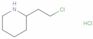 2-(2-chloroethyl)piperidinium chloride