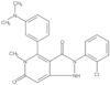 2-(2-Chlorophenyl)-4-[3-(dimethylamino)phenyl]-5-methyl-1H-pyrazolo[4,3-c]pyridine-3,6(2H,5H)-dione
