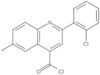 2-(2-Chlorophenyl)-6-methyl-4-quinolinecarbonyl chloride