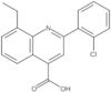 2-(2-Chlorophenyl)-8-ethyl-4-quinolinecarboxylic acid