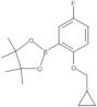 2-[2-(Cyclopropylmethoxy)-5-fluorophenyl]-4,4,5,5-tetramethyl-1,3,2-dioxaborolane