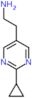 2-(2-Cyclopropyl-5-pyrimidinyl)ethanamine