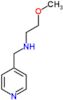 2-methoxy-N-(pyridin-4-ylmethyl)ethanamine