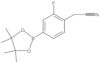 2-Fluoro-4-(4,4,5,5-tetramethyl-1,3,2-dioxaborolan-2-yl)benzeneacetonitrile