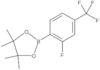 2-[2-Fluoro-4-(trifluoromethyl)phenyl]-4,4,5,5-tetramethyl-1,3,2-dioxaborolane