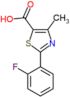 2-(2-fluorophenyl)-4-methyl-1,3-thiazole-5-carboxylic acid