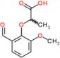 2-(2-formyl-6-methoxyphenoxy)propanoic acid