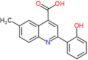 2-(2-hydroxyphenyl)-6-methylquinoline-4-carboxylic acid