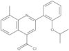 8-Methyl-2-[2-(1-methylethoxy)phenyl]-4-quinolinecarbonyl chloride