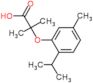 2-methyl-2-[5-methyl-2-(propan-2-yl)phenoxy]propanoic acid