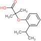 2-methyl-2-[2-(propan-2-yl)phenoxy]propanoic acid