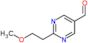 2-(2-methoxyethyl)pyrimidine-5-carbaldehyde