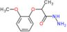 2-(2-methoxyphenoxy)propanehydrazide