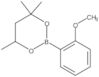 2-(2-Methoxyphenyl)-4,4,6-trimethyl-1,3,2-dioxaborinane